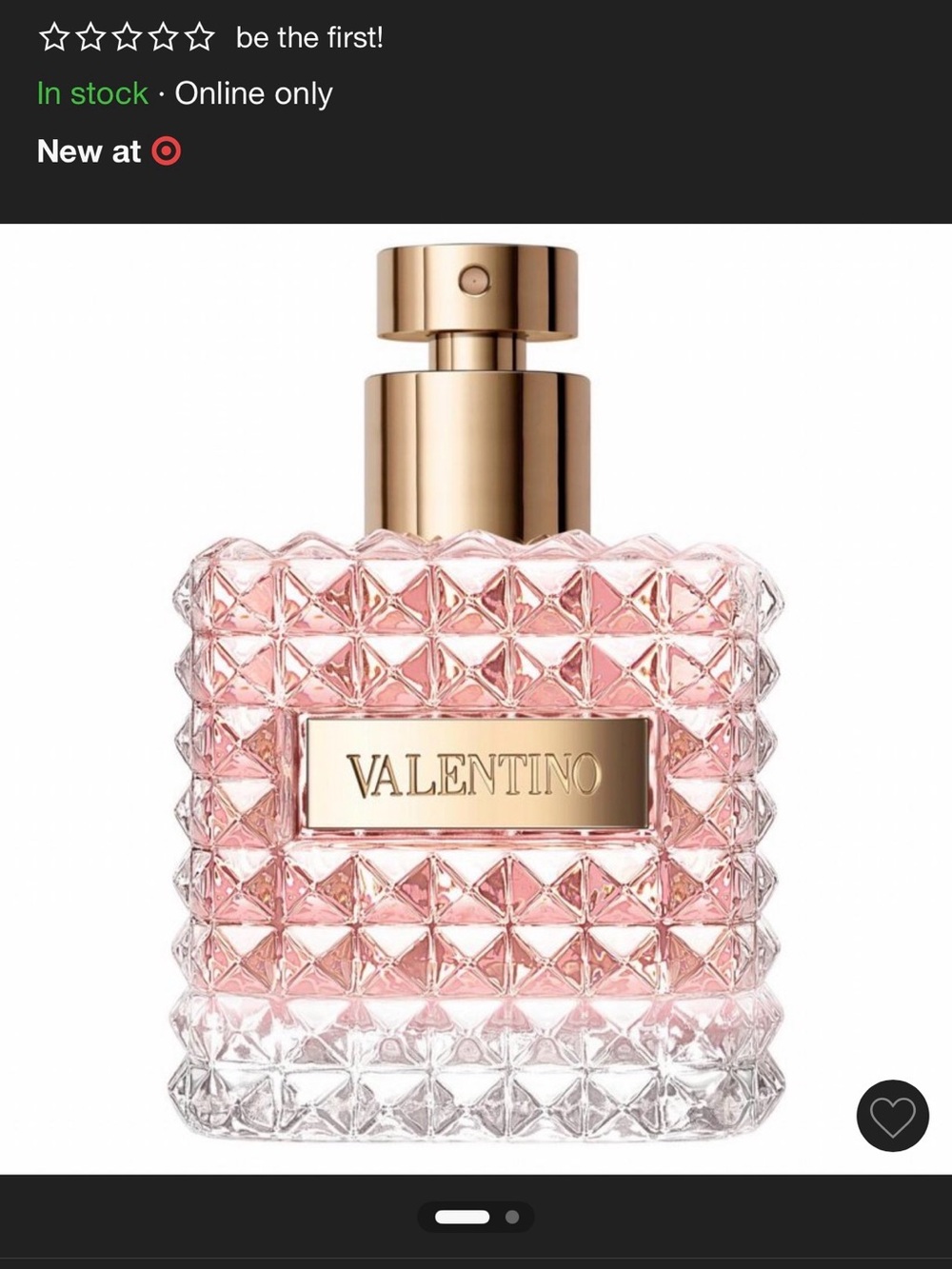 NIB Valentino Pink Box with Gold Logo - Picture 5 of 5